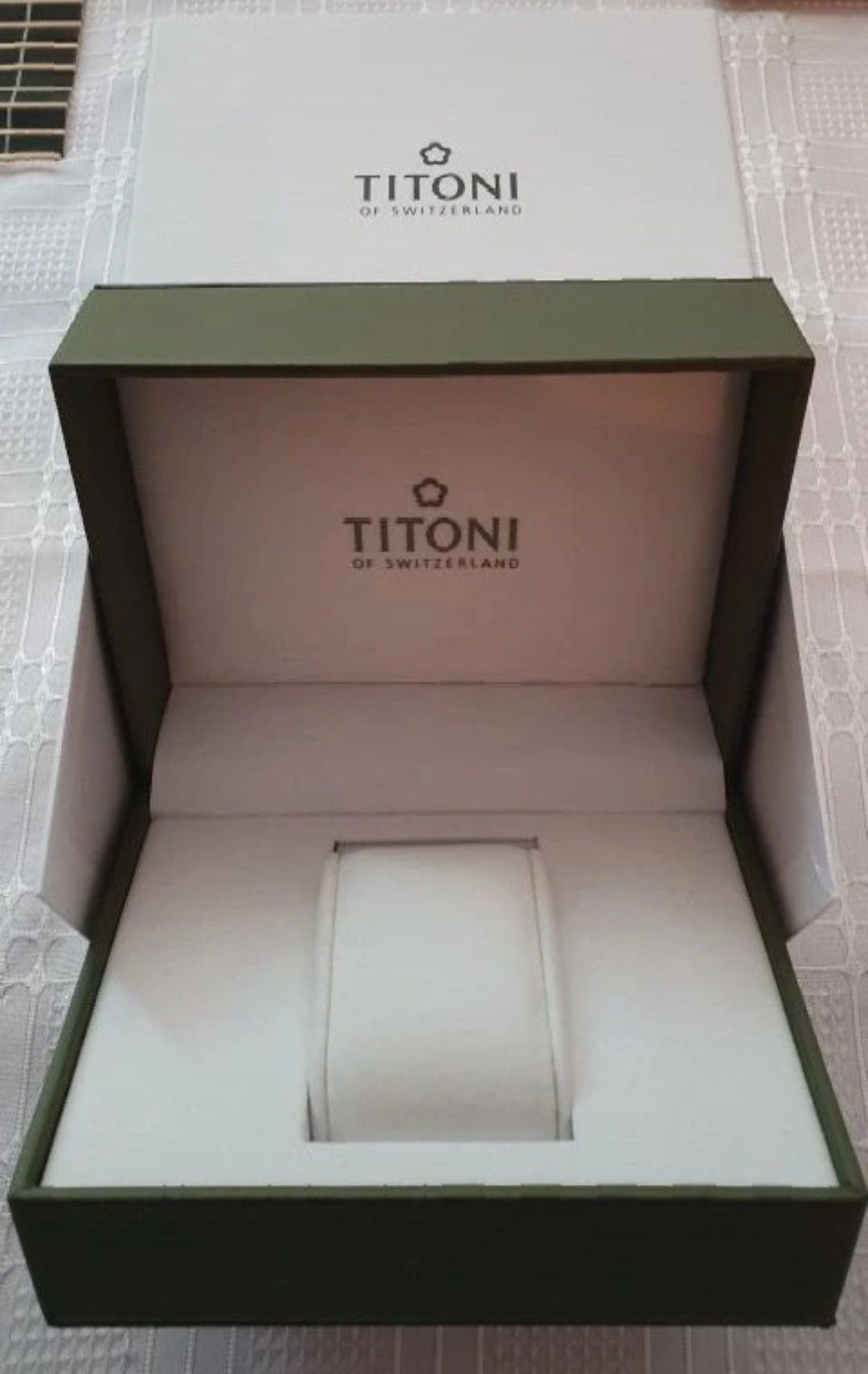 Nowe oryginalne pudełko po zegarku Titoni