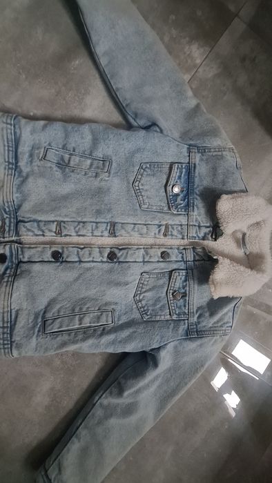 Kurtka dżinsowa ocieplana Pepco nowa rozmiar 134