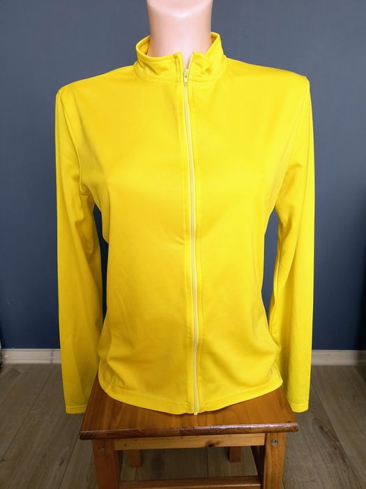 Żółta bluza rowerowa