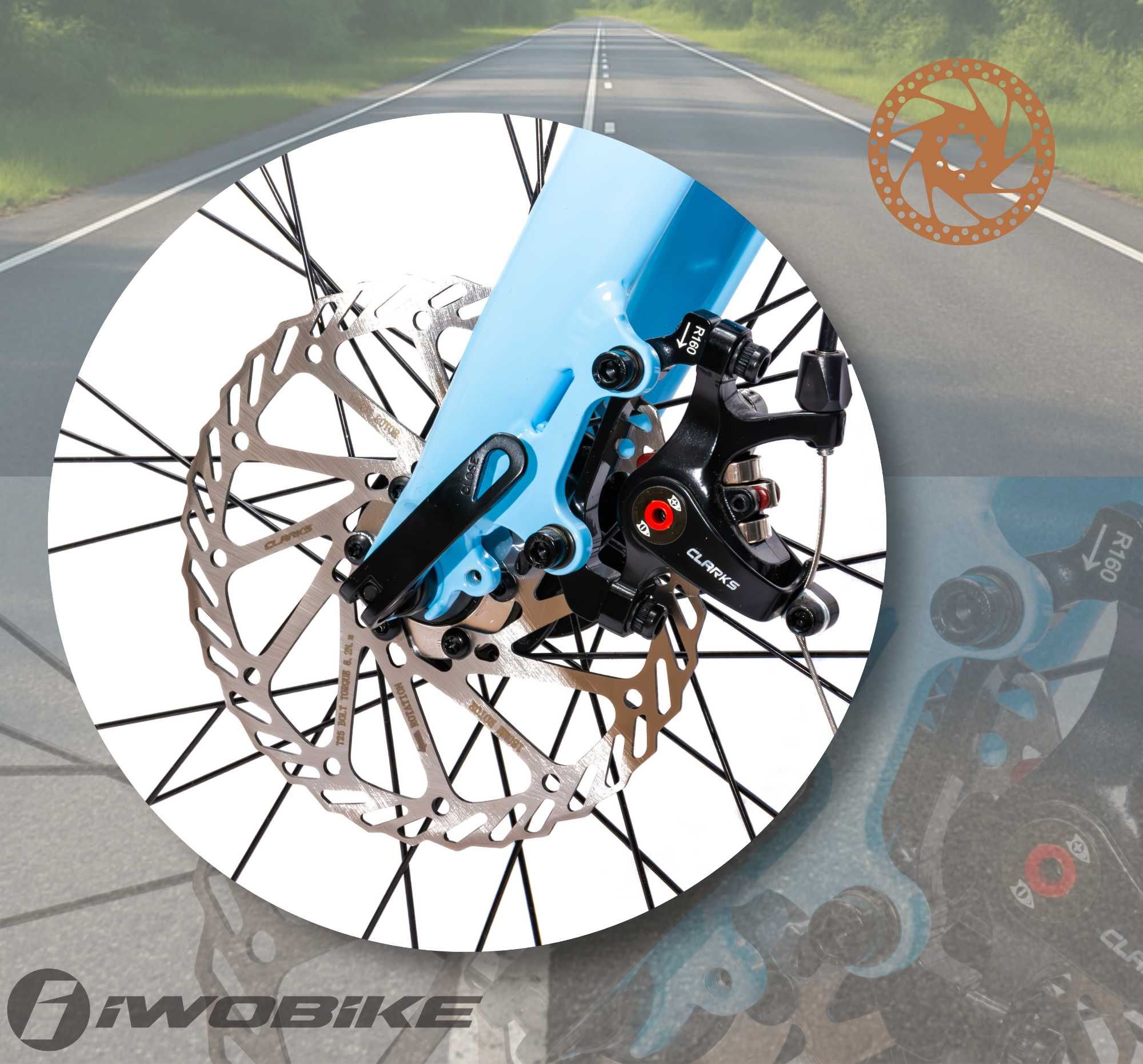 Rower Męski Gravel 27,5" Shimano Claris Tarcze Aluminium IWOBIKE 2025