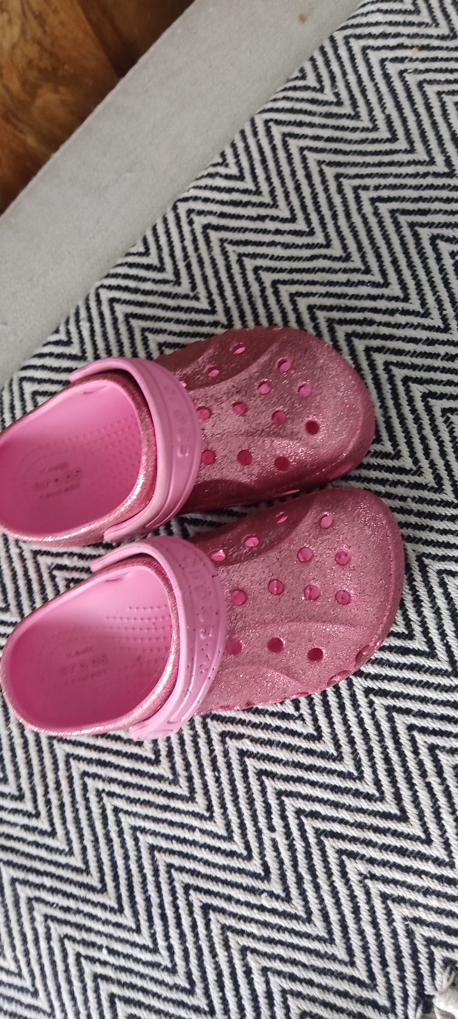 Crocs c12 brokatowe śliczne 30