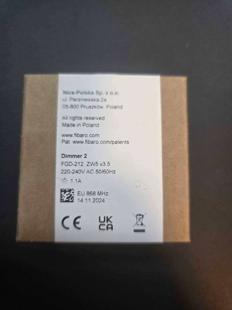 Fibaro Dimmer 2 (FGD-212)