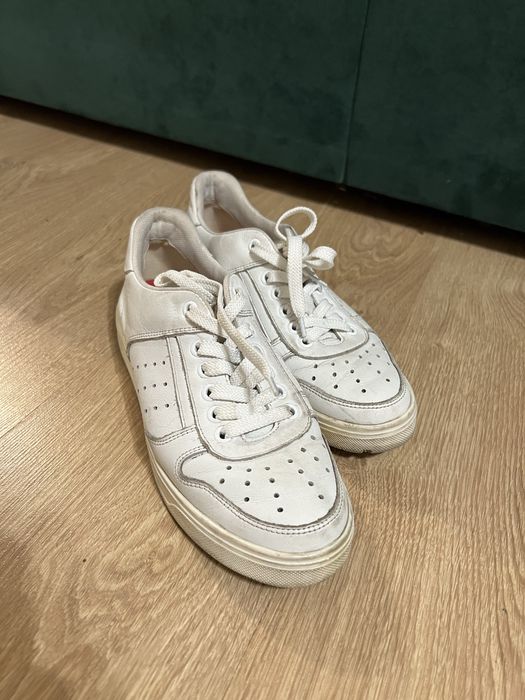 Кеди шкіряні білі