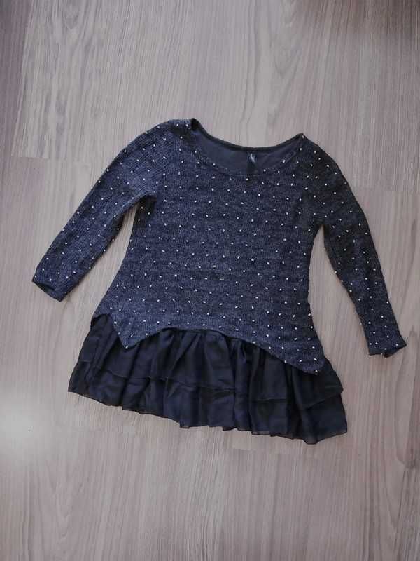 Camisola gótica baby doll com saia de folhos