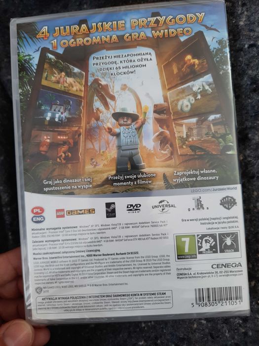 Gra PC DVD Lego Jurassic World