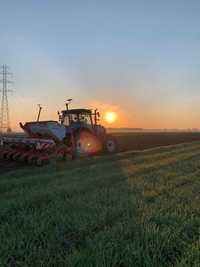 Usługi rolnicze - siew zbóż oraz kukurydzy, uprawa, zbiór