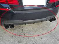 BMW serie 5 Difusor pára-choques traseiro