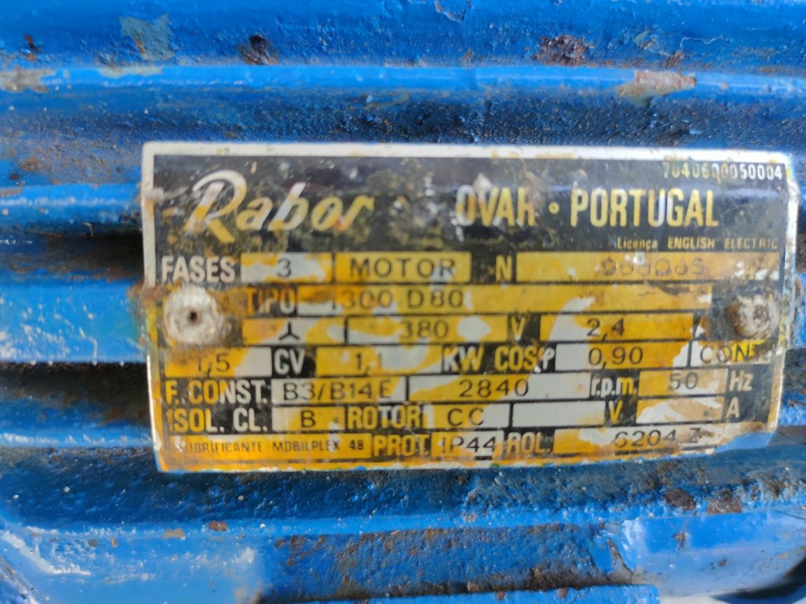 Motor de rega rabor trifásico 2 polegadas