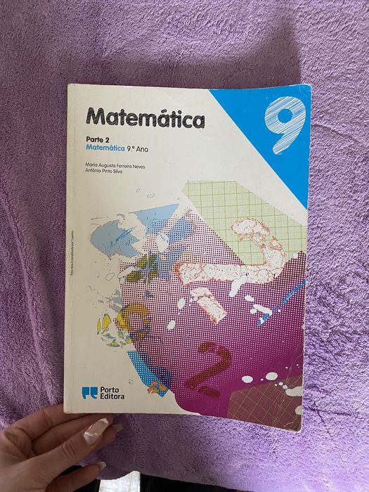 Livro de matemática 9 ano Porto editora