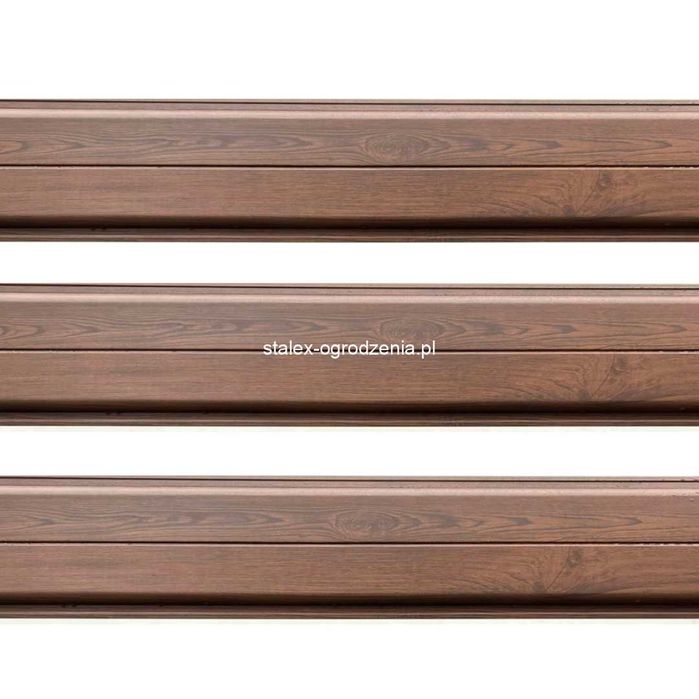 sztachety metalowe z blachy szerokość 20,5 cm