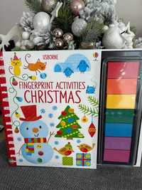 Cudowna świąteczna książeczka dla dzieci malowanka paluszkami 4+