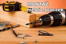 Montaż mebli, skręcanie mebli z paczek. Transport