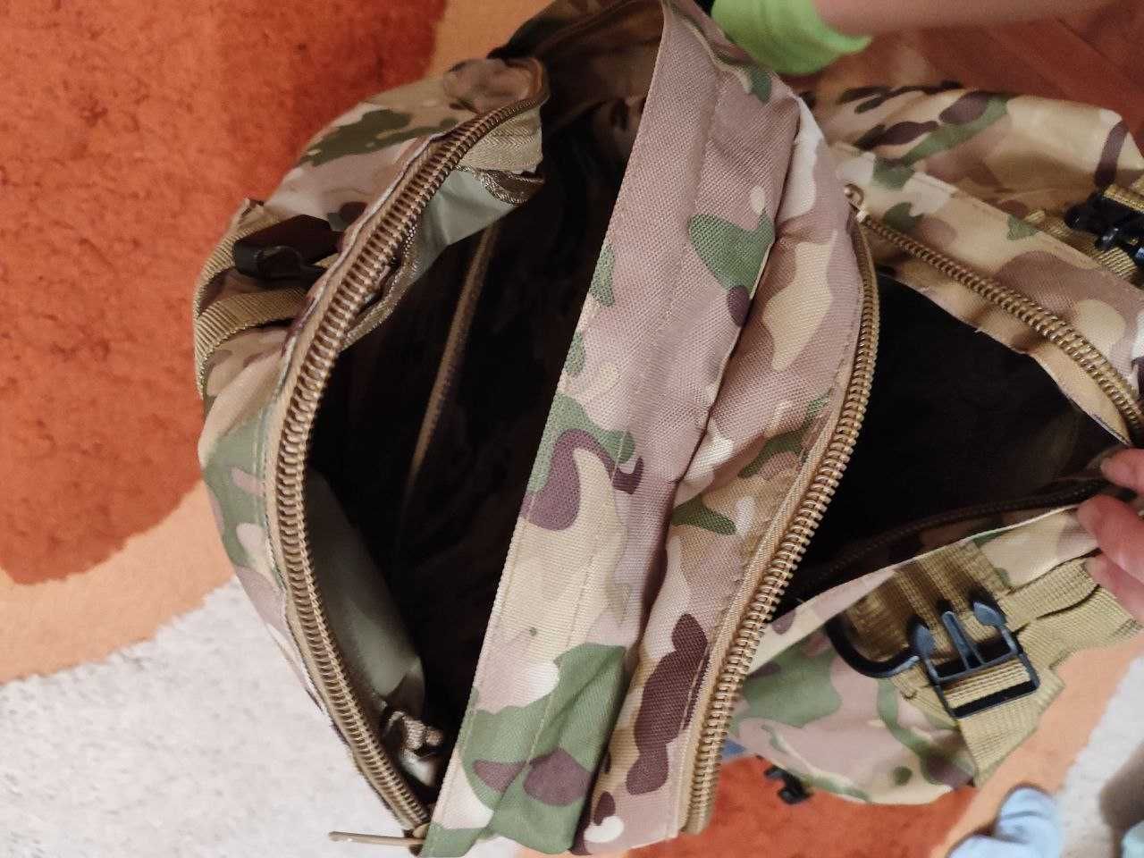 Рюкзак военный тактический камуфляж портфель баул мультикам большой