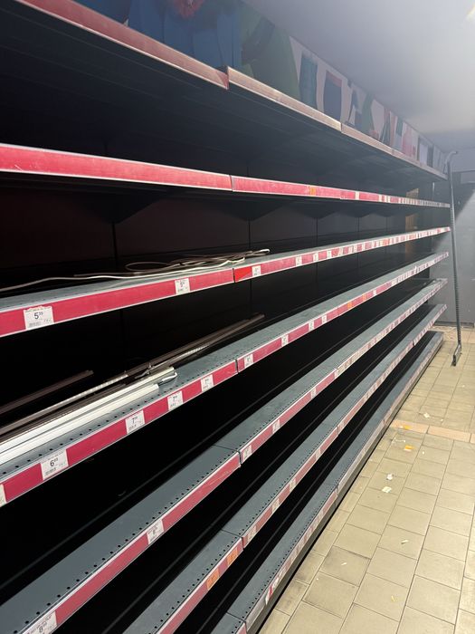 Regał sklepowy metalowy 1 m