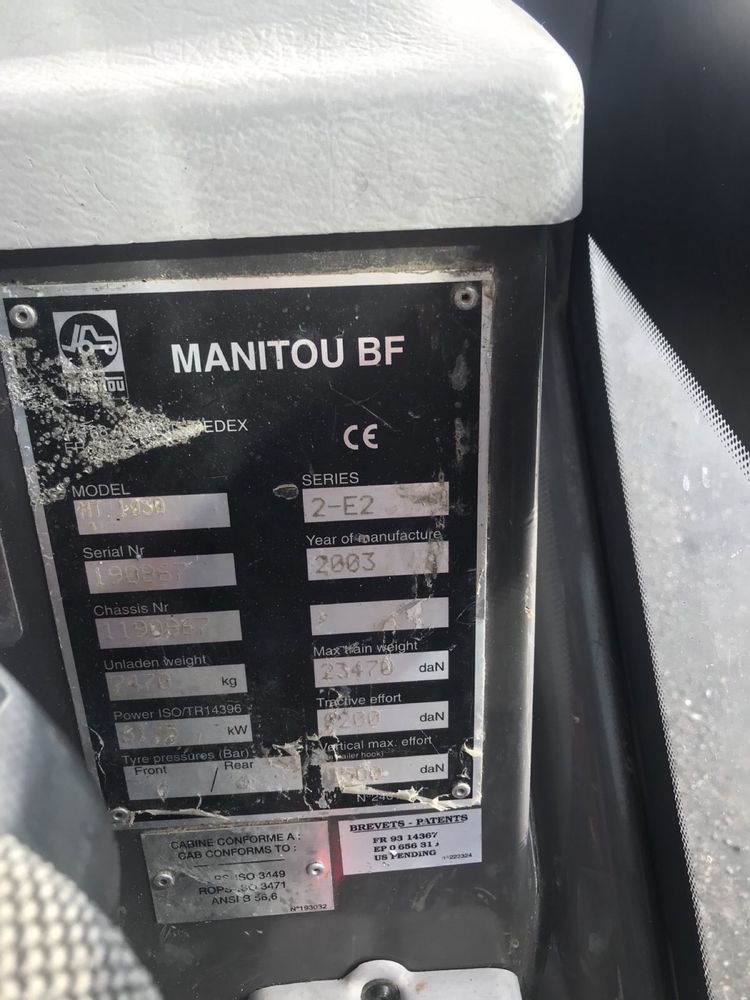 Навантажувач Manitou MT 1030S