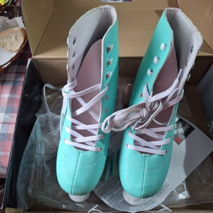 Wrotki regulowane  miętowe croxer