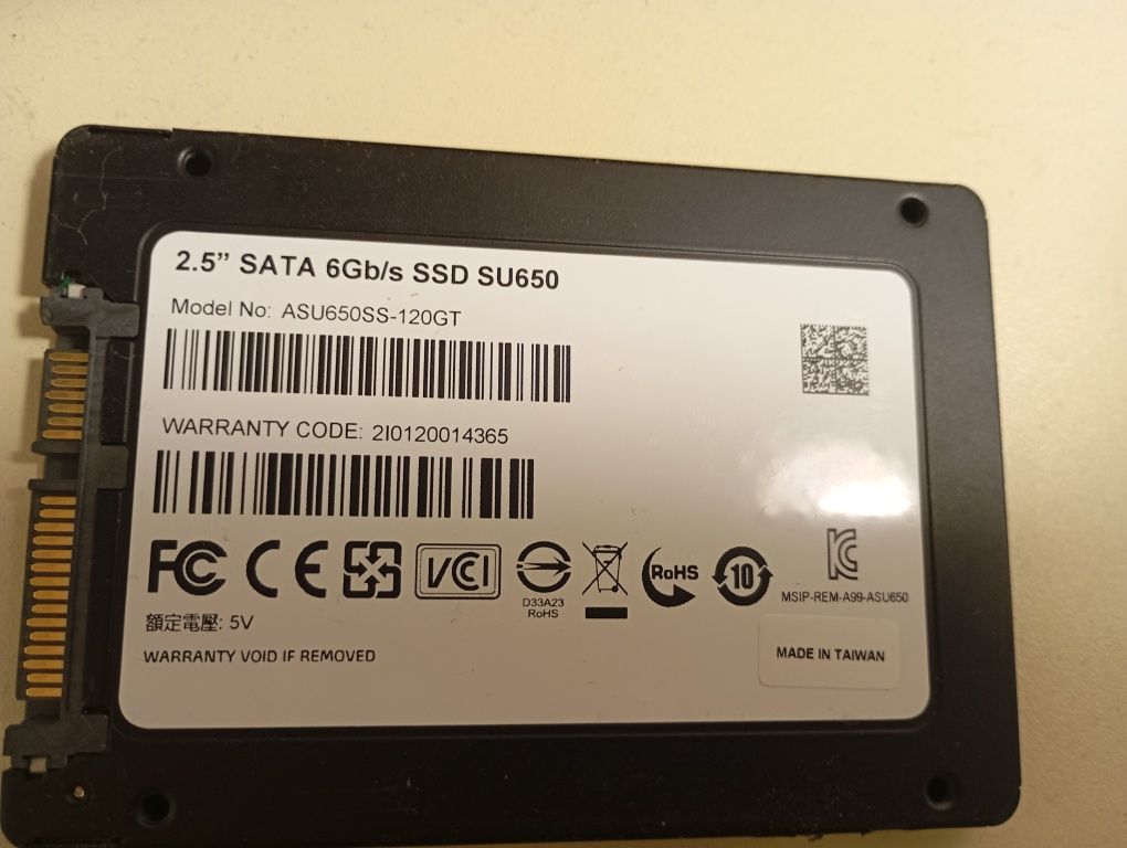 SSD диск ADATA Ultimate SU650 120GB 2.5