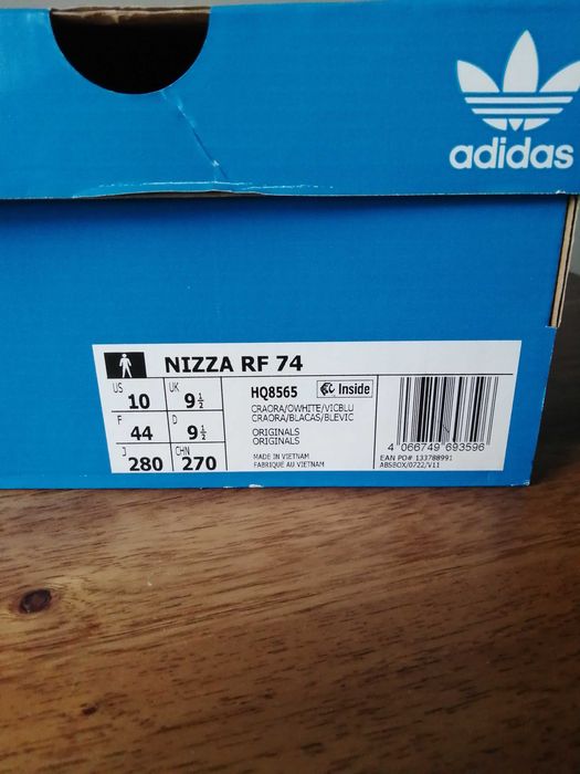 Buty trampki Adidas Nizza RF 74 nowe rozmiar 44 dł wkladki 28cm