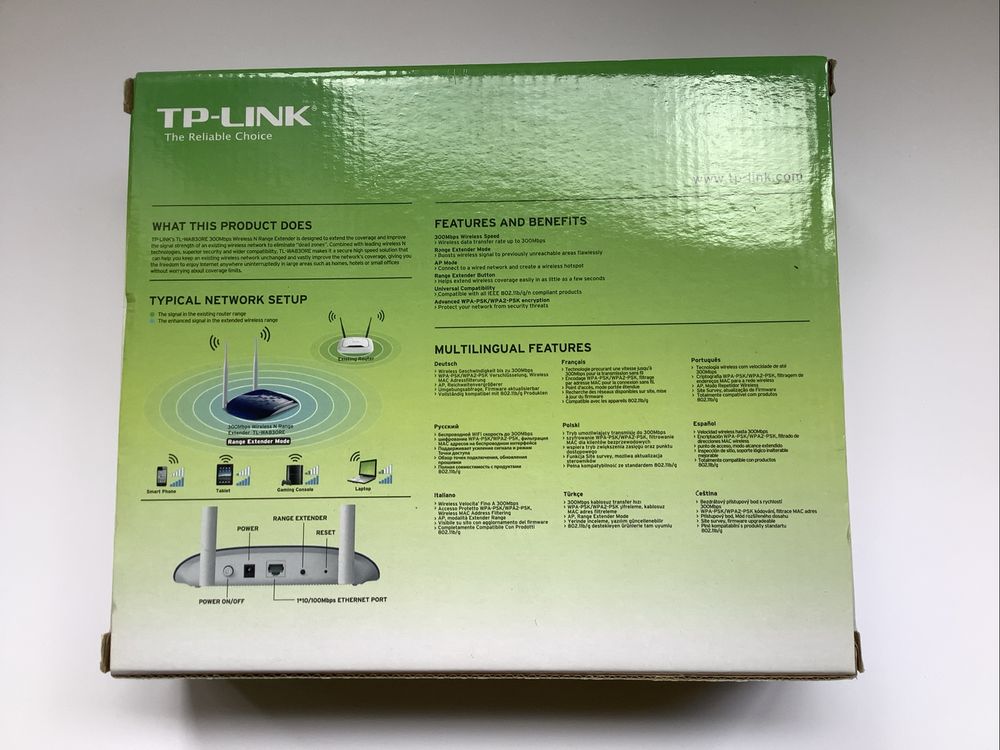 TP-LINK 300 mb/s extensor de cobertura sem fios TL-WA830RE