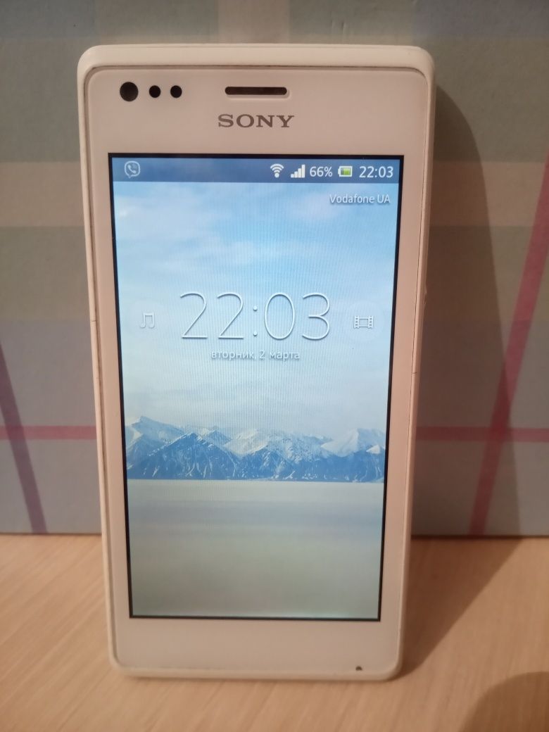 ДЕШЕВО! Телефон смартфон Sony xperia c1905-чехол бесплатно