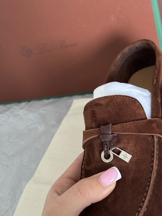 Коричневые лофери loro piana