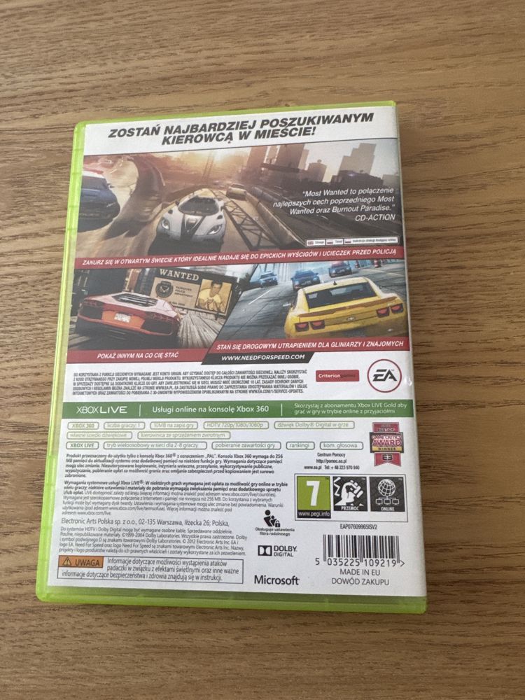 Need for speed most wanted xbox360