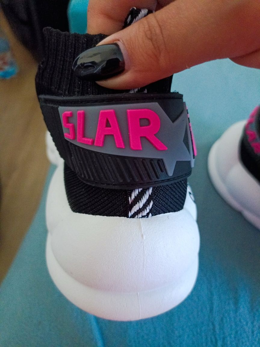 Buty sportowe sneakersy ombre na platformie
