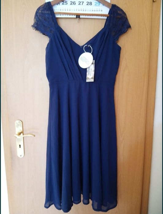 Vestido NOVO azul tamanho M