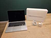 Stan idealny nowa bateria Apple Macbook Air M1 8/256 Silver Srebrny