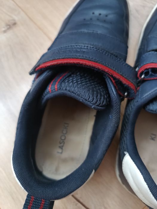 Półbuty skórzane chlopięce na rzepy Lasocki r. 36/37