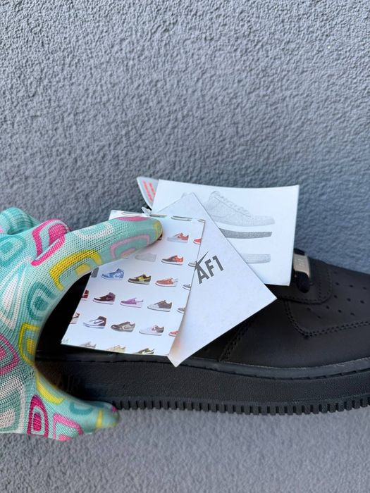 Кросівки Nike Air Force 1 Black , Найк форс чорні , чоловічі кросівки