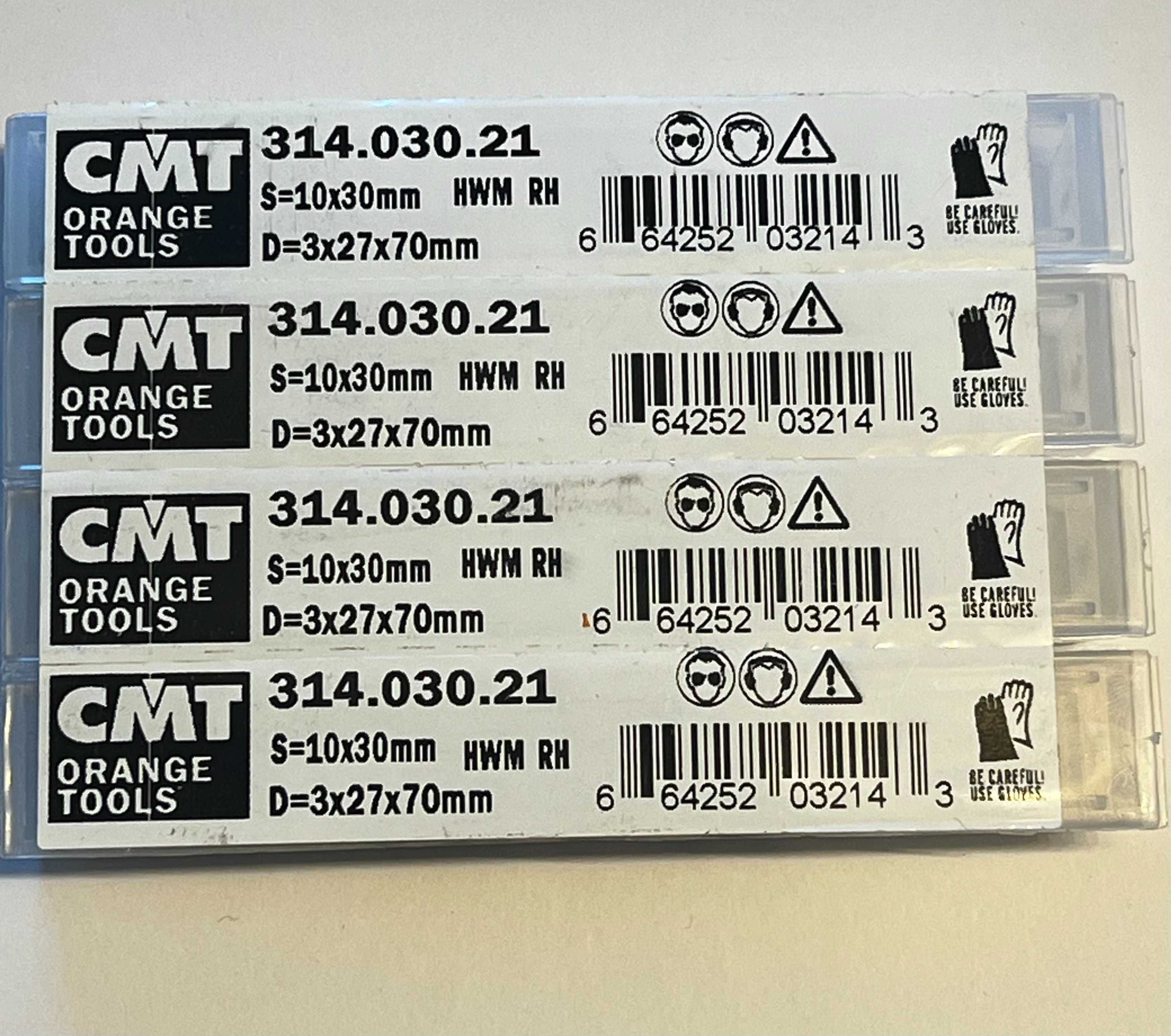 CMT Wiertło HW przelotowe X-TREME D=3 I=27 L=70 S=10x30 RH