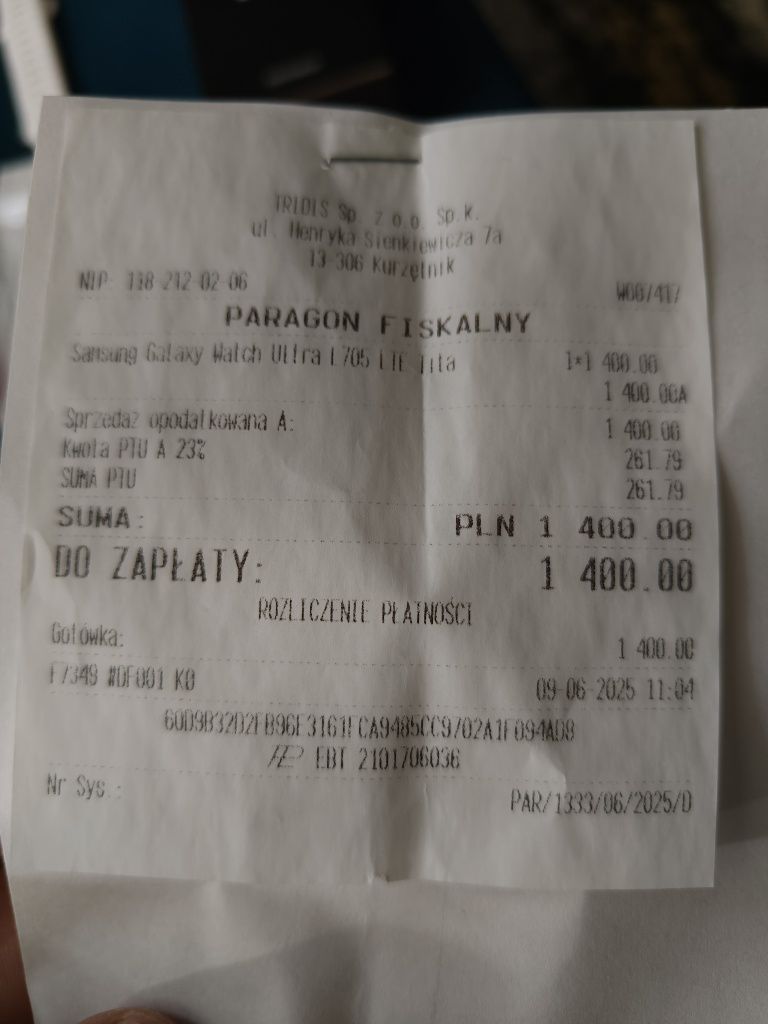 Jak Nowy Samsung Galaxy Wach  Ultra mega dodatki. Gwarancja.
