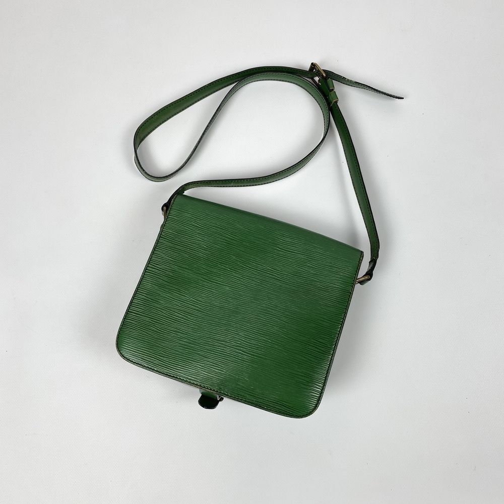 Louis Vuitton Epi Green Cartoucherie GM Bag сумка оригинал lv