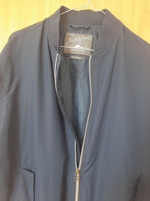 Casaco homem azul escuro