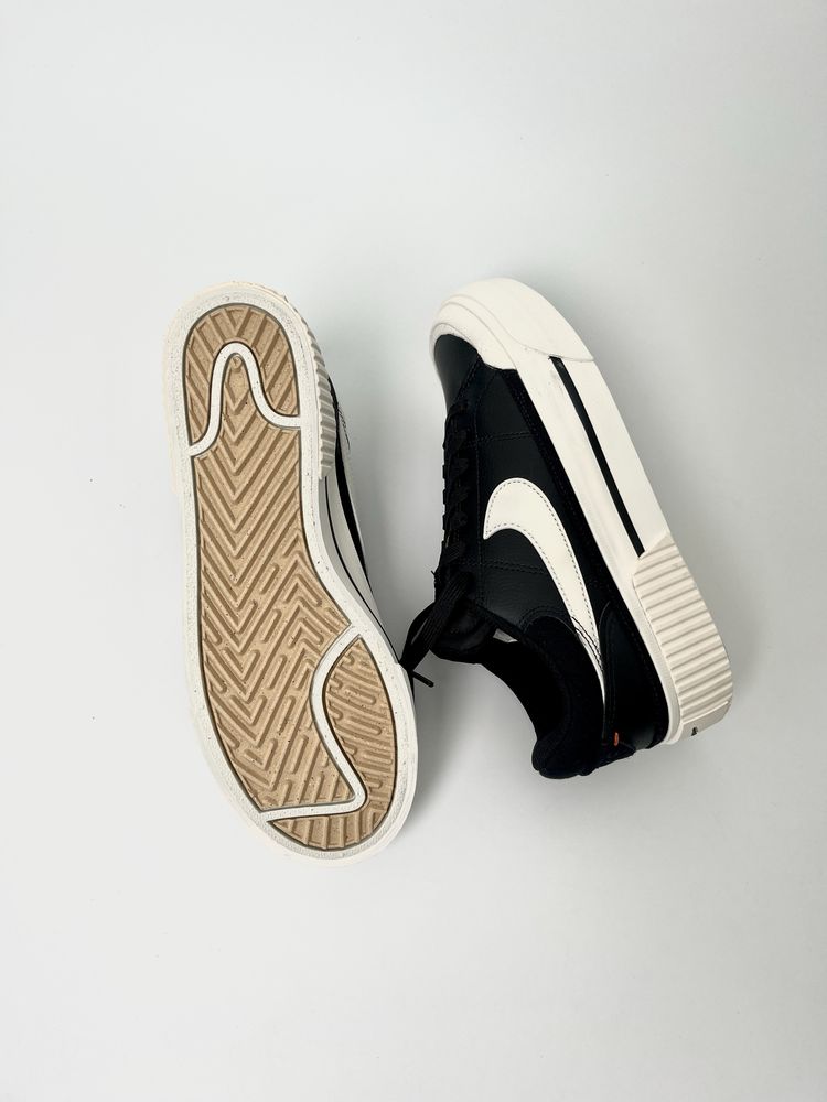 Оригинал Nike Court Legacy Lift (DM7590 001) на платформе кожание
