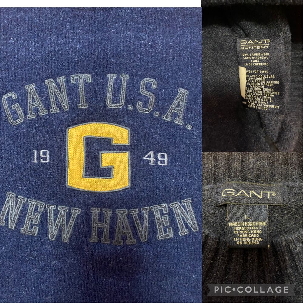 Мужской свитер светр GANT р.L
