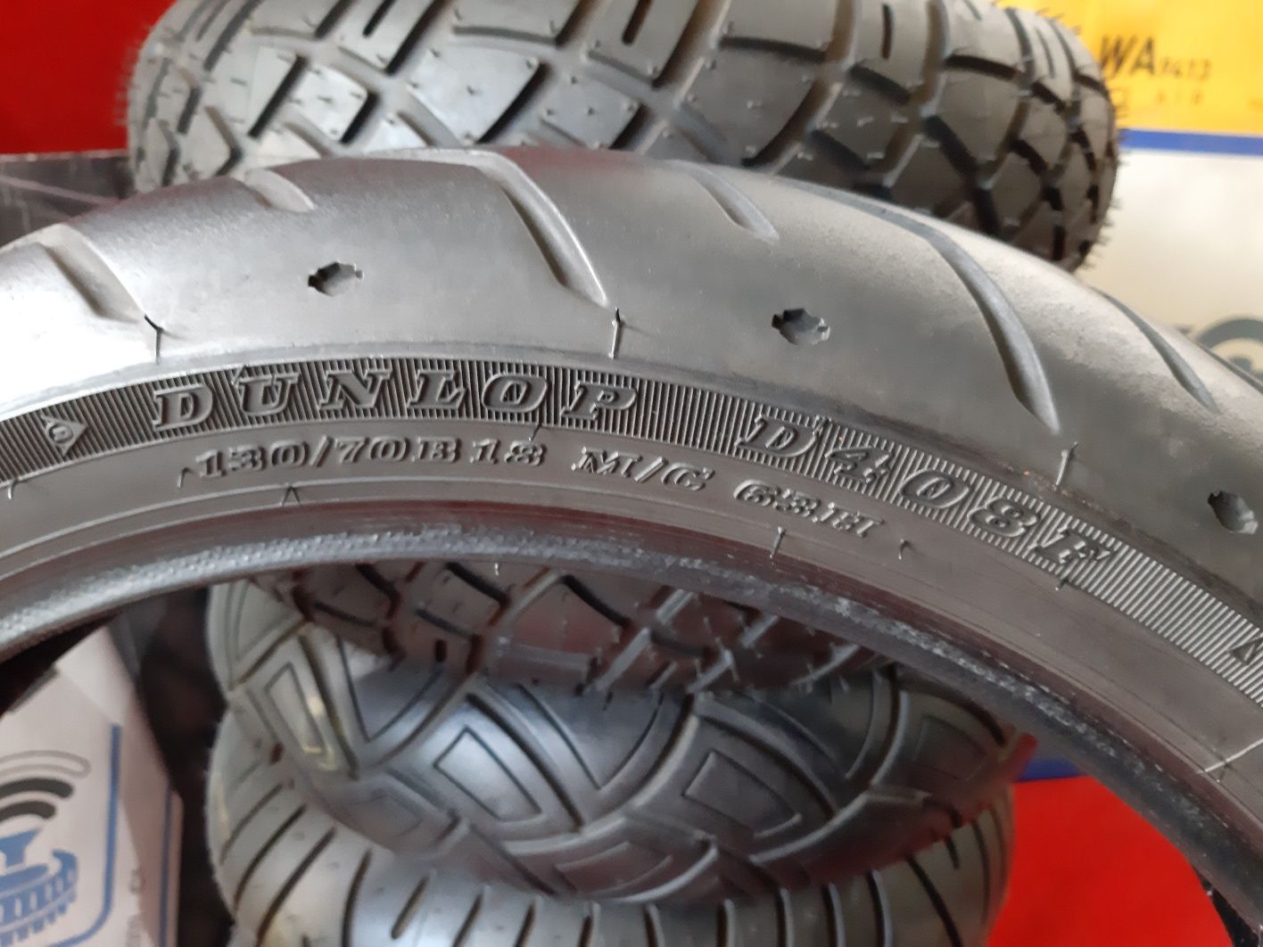 Мото шина 130/70 B18 Dunlop D408 2021г из Германии