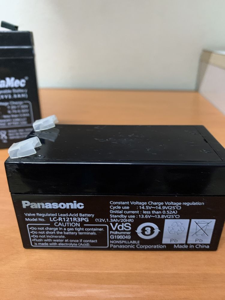 Bateria Panasonic LC-R067R2P. 6Volts 7,2Ah