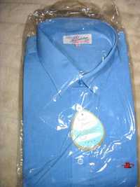 Koszula męska niebieska, długi rękaw 42/188 - XXL/XL - Nowa z metką