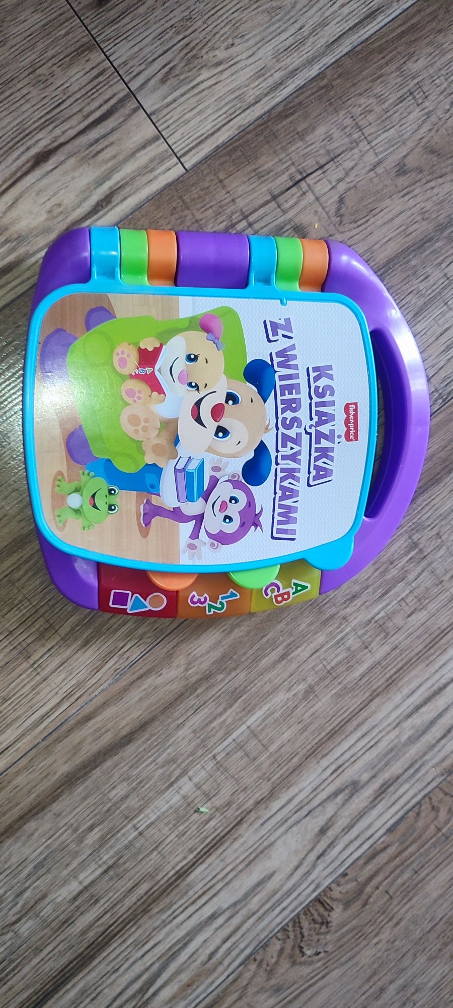 Książka z wierszykami Fisher Price jak nowa