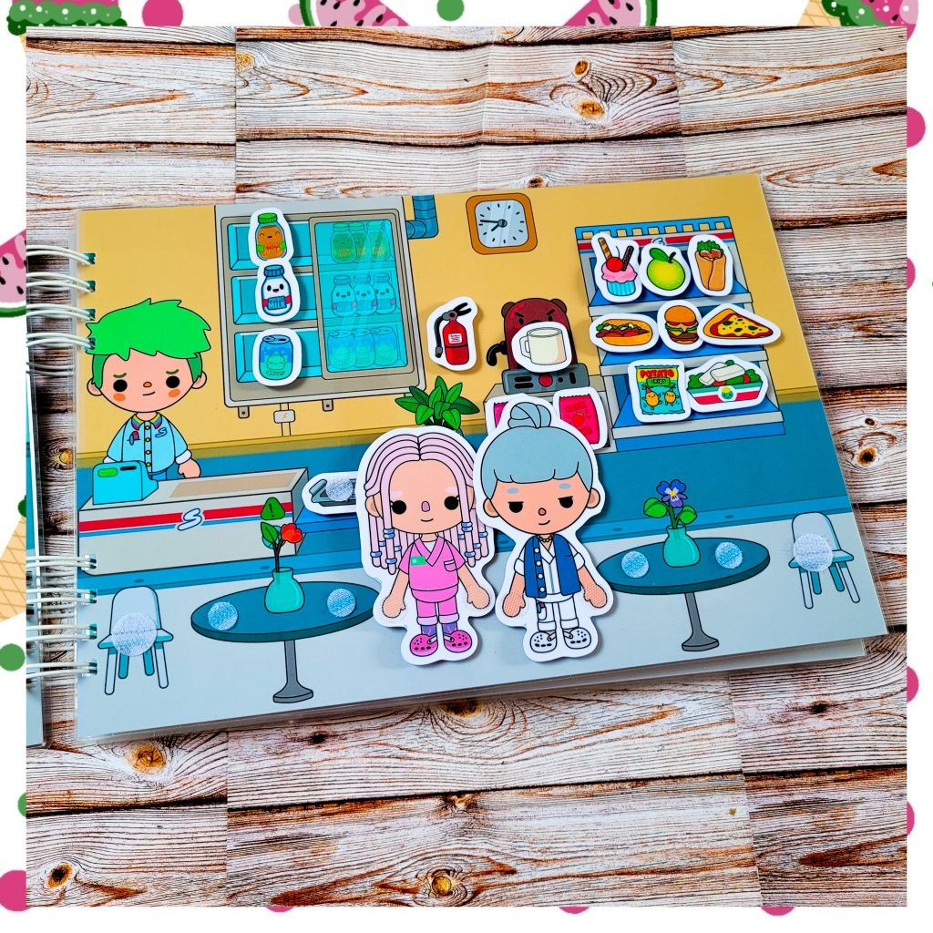 Książka na rzepy Labubu. Toca Boca. Toka Boka. Avatar. Lamibook.