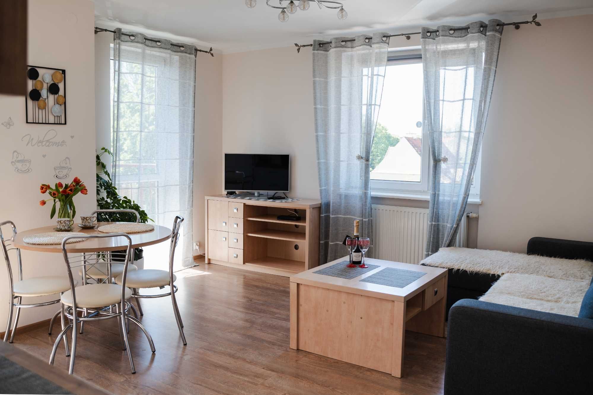 Apartament, Ostróda, noclegi, krótkoterminowo, mieszkanie w centrum