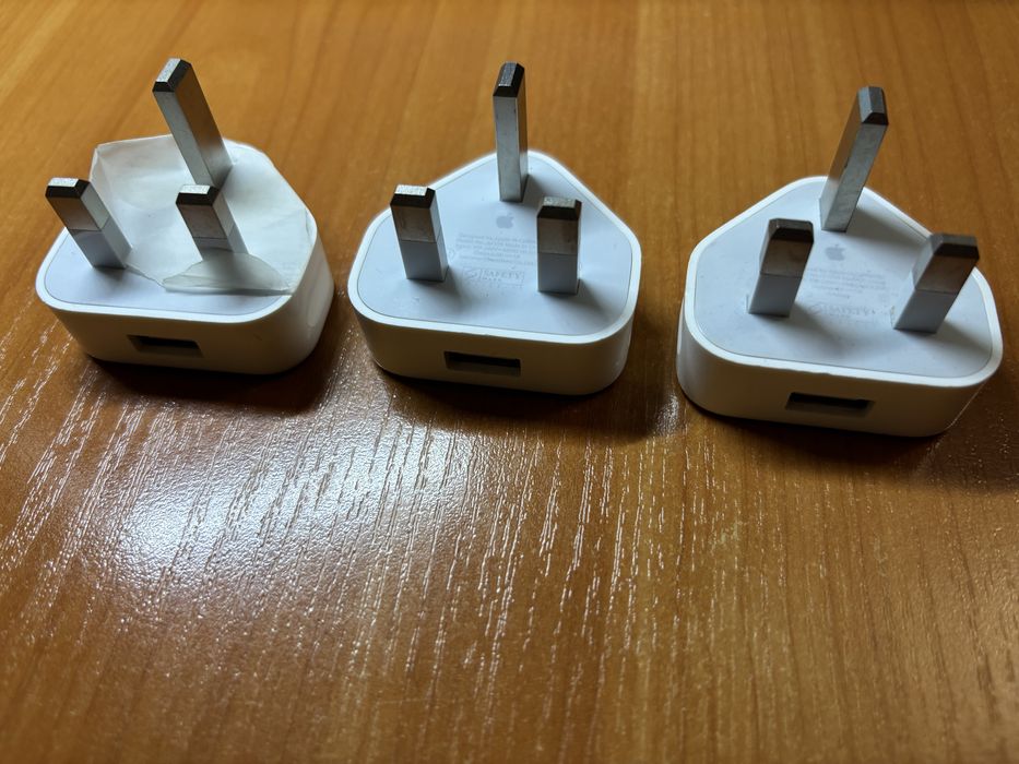 Оригінальний зарядний блок живлення зарядка тип G A apple iphone айфон