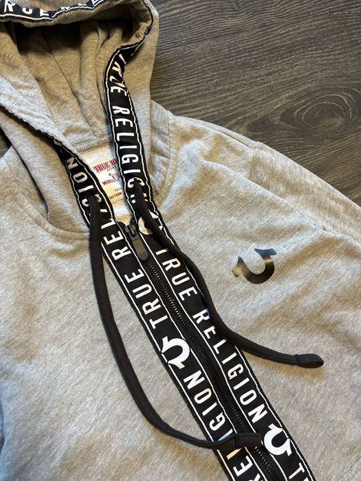 зип худи True religion на лампасах оригинал
