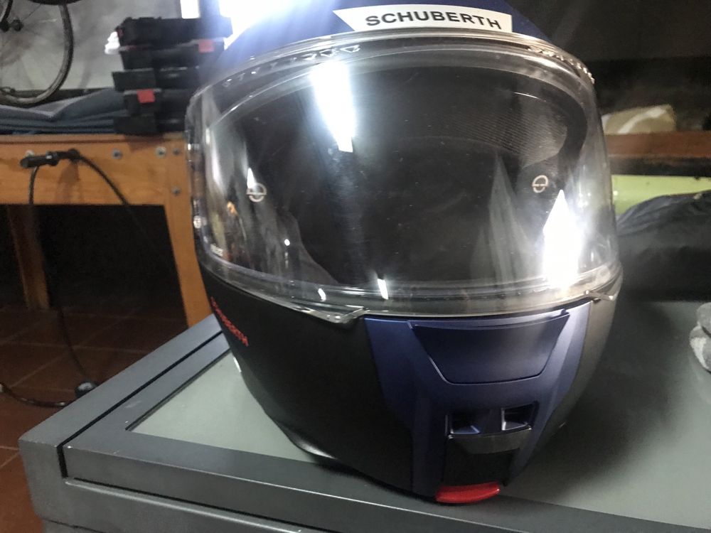 Capacete schuberth c5 com intercomonicador