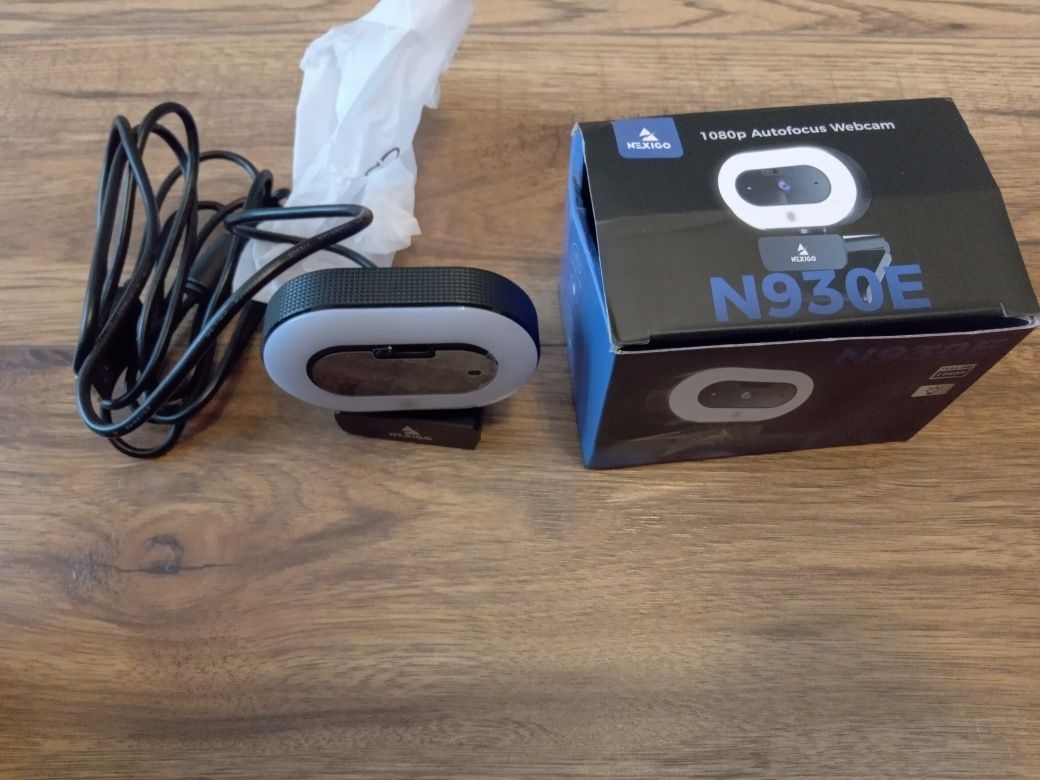 NexiGo StreamCam N930E, kamera internetowa 1080P ze światłem