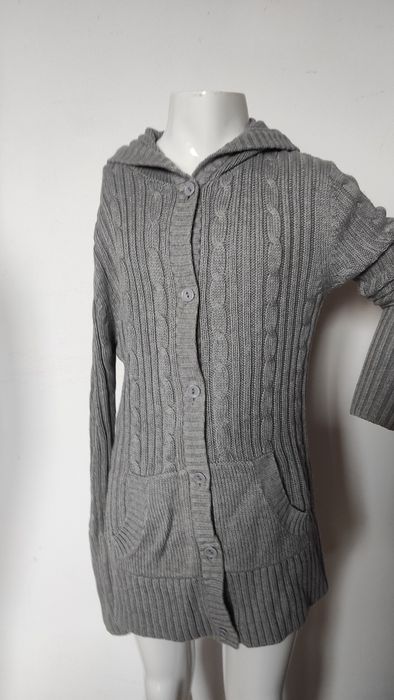 Szary sweter 146 , 152 rozpinany sweter 146 , 152