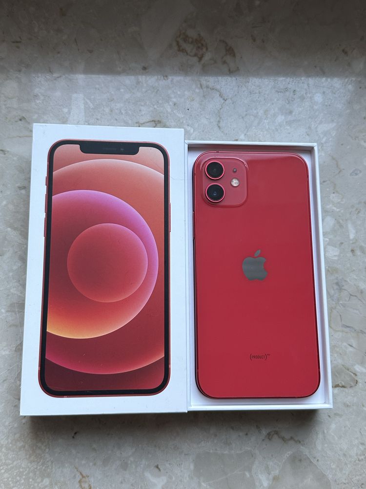 IPhone 12 Product Red 128gb Ideal / 95% baterii / zestaw