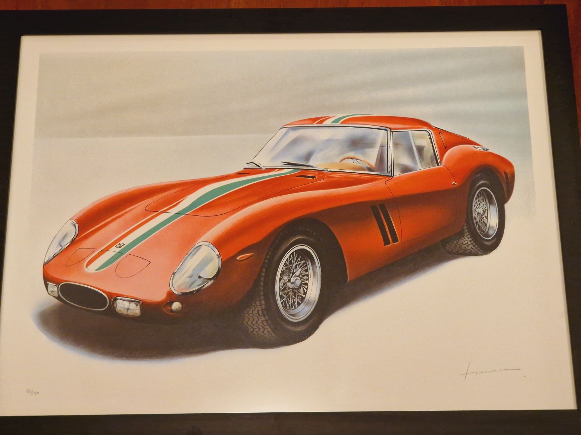 Ferrari Gto serigrafia de Jean Hirlimann